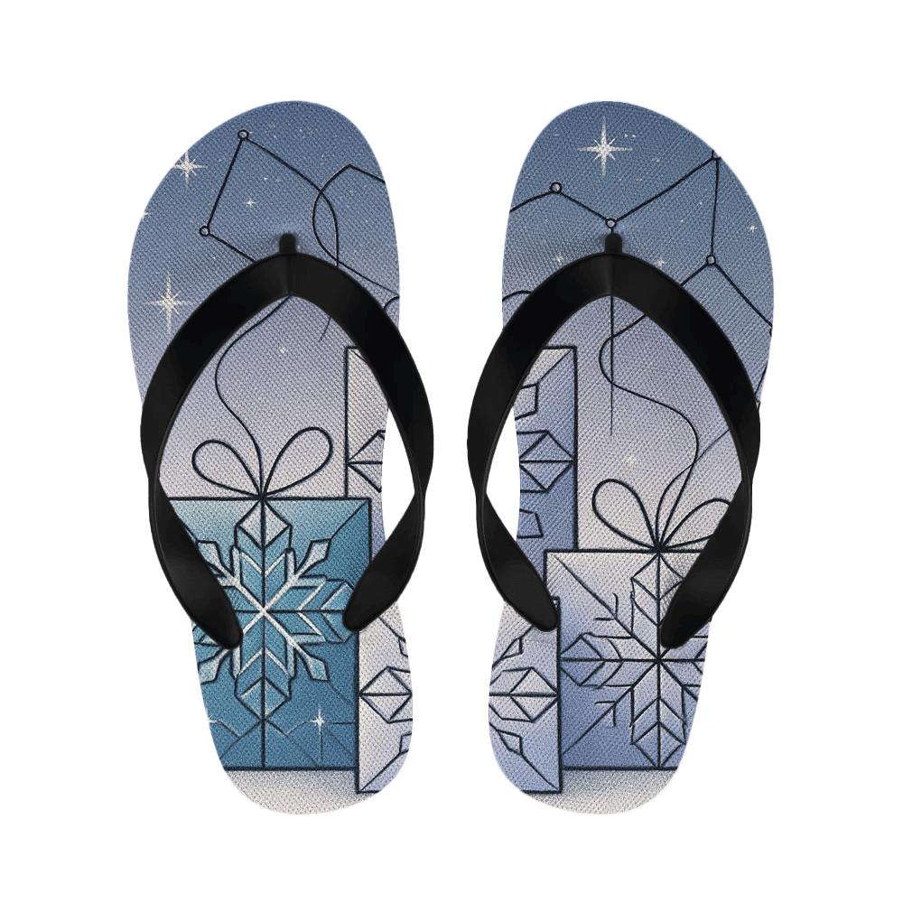 Frost Giftwrap Constellation personalized cozy slippers
