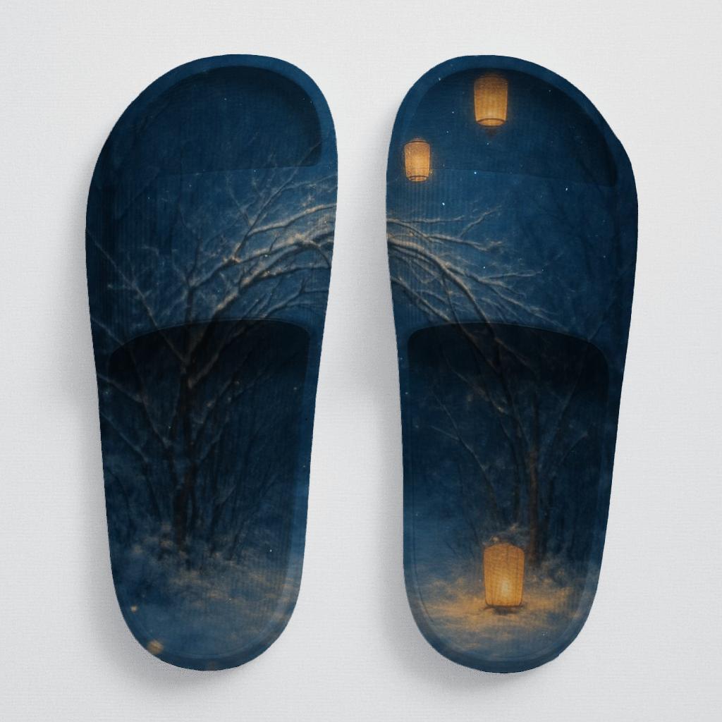 Midwinter Lantern Frost Waltz comfortable casual slides