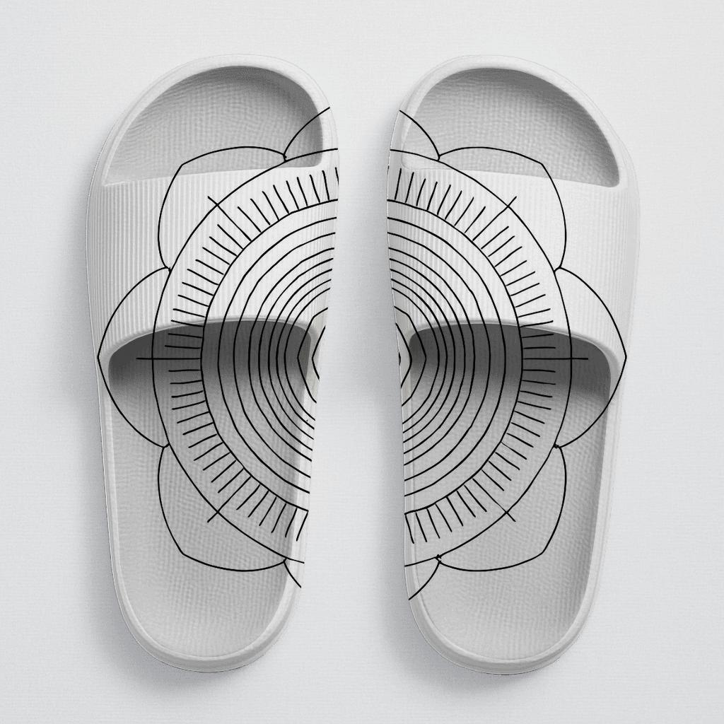 Monochrome Pulse Mandala custom slides