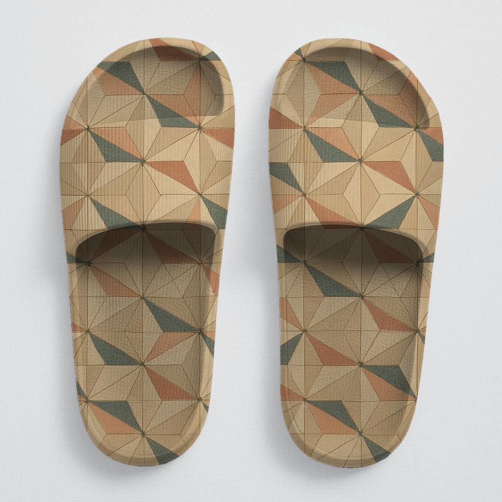 Hex Bloom Microtile Field unique printed slides