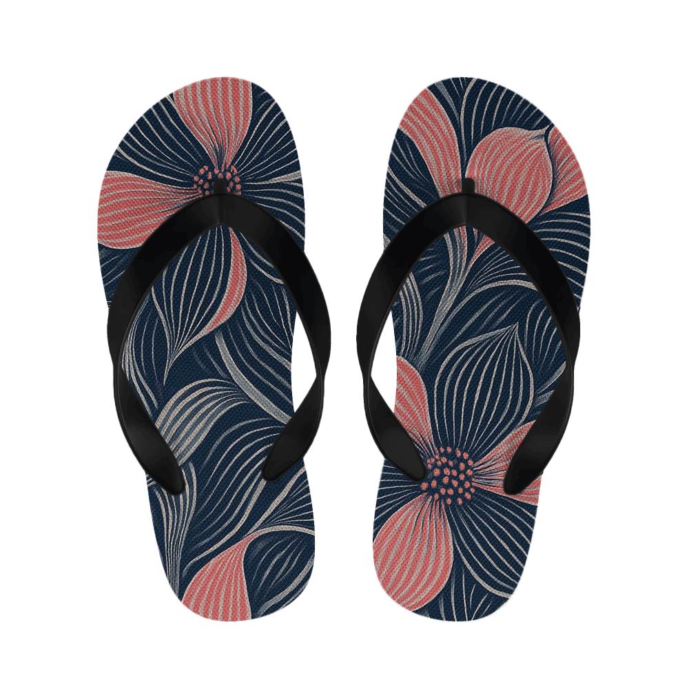 Poppy Petal Interference Weave comfortable indoor slippers