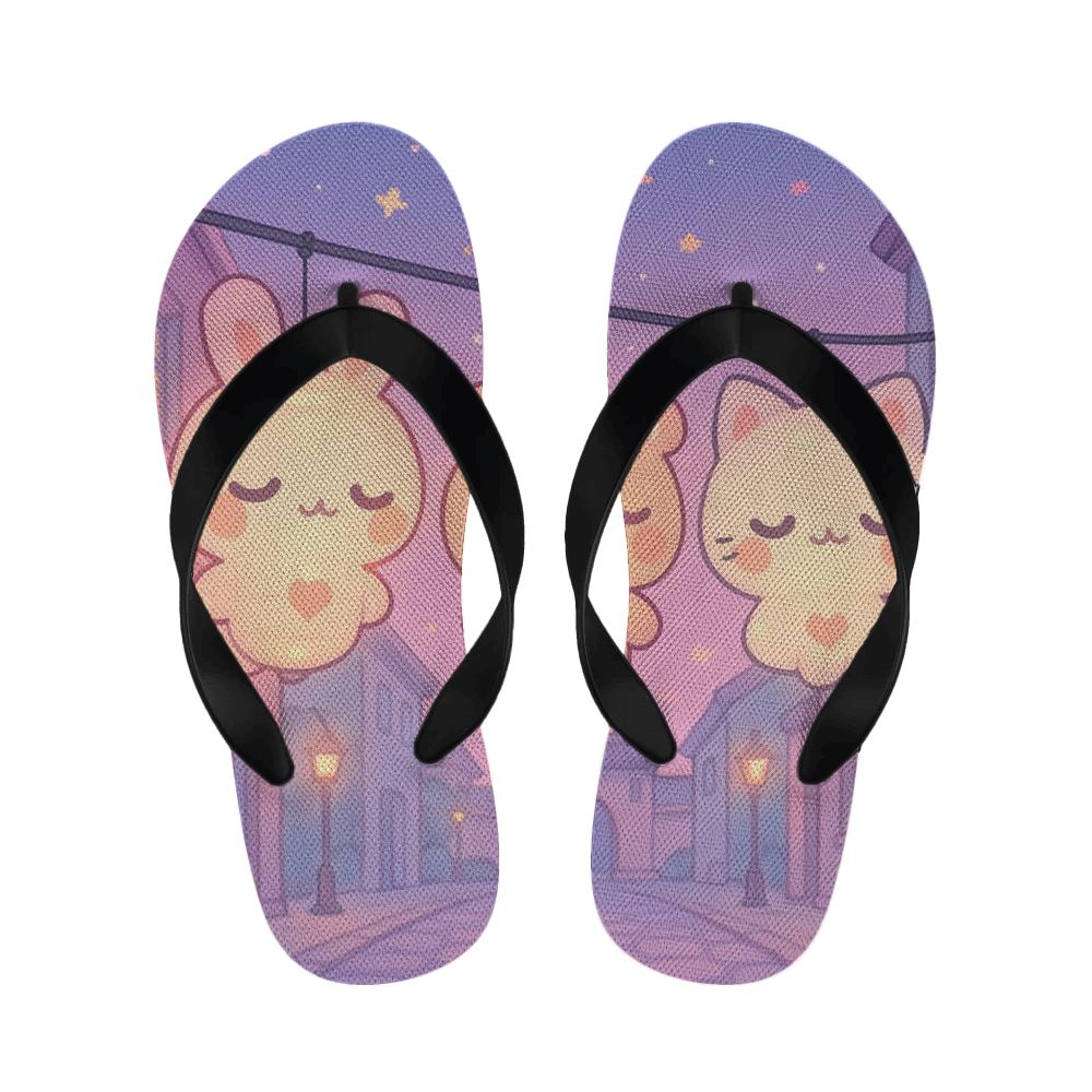 Cotton Candy Lantern Parade unique printed slippers