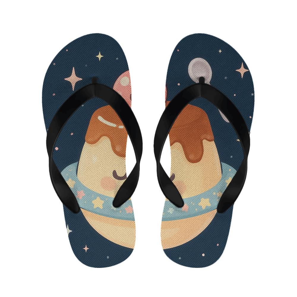 Sleepy Planet Pudding personalized cozy slippers