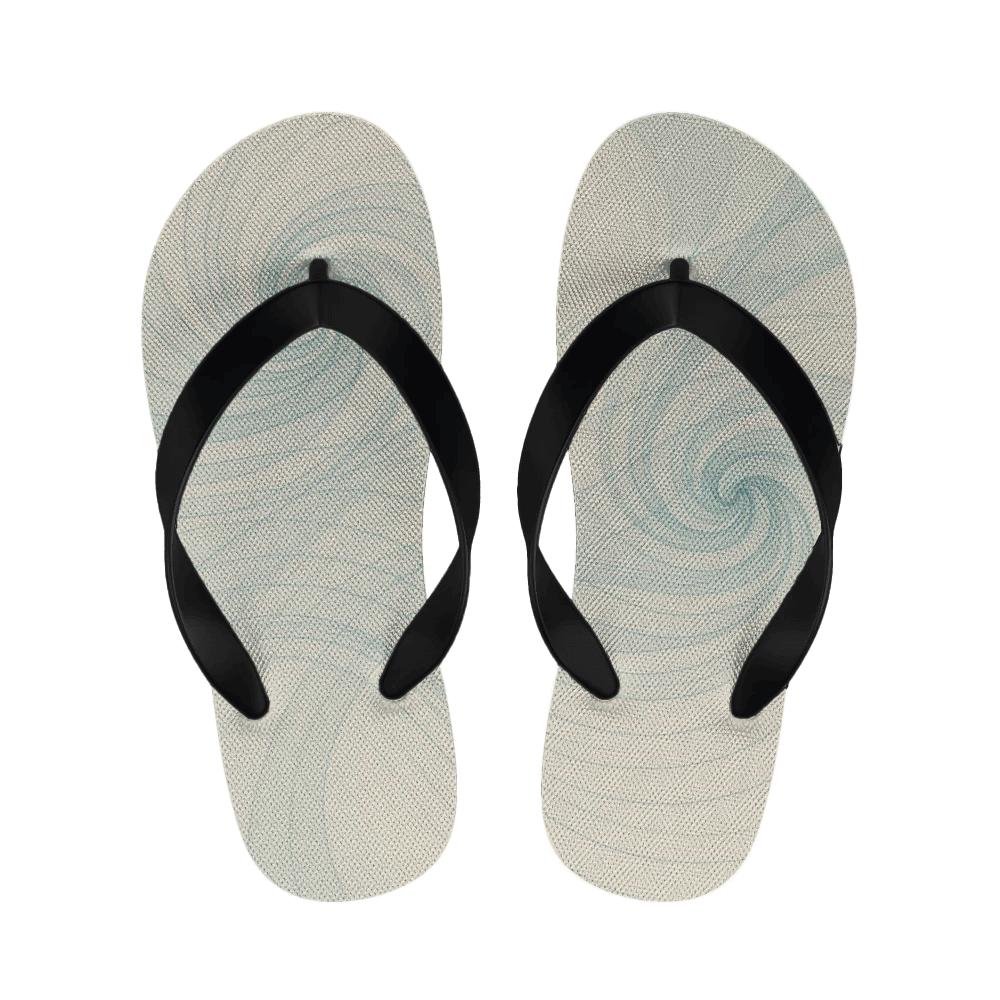 Vapor Curl Wavefront Diagram designer logo slippers