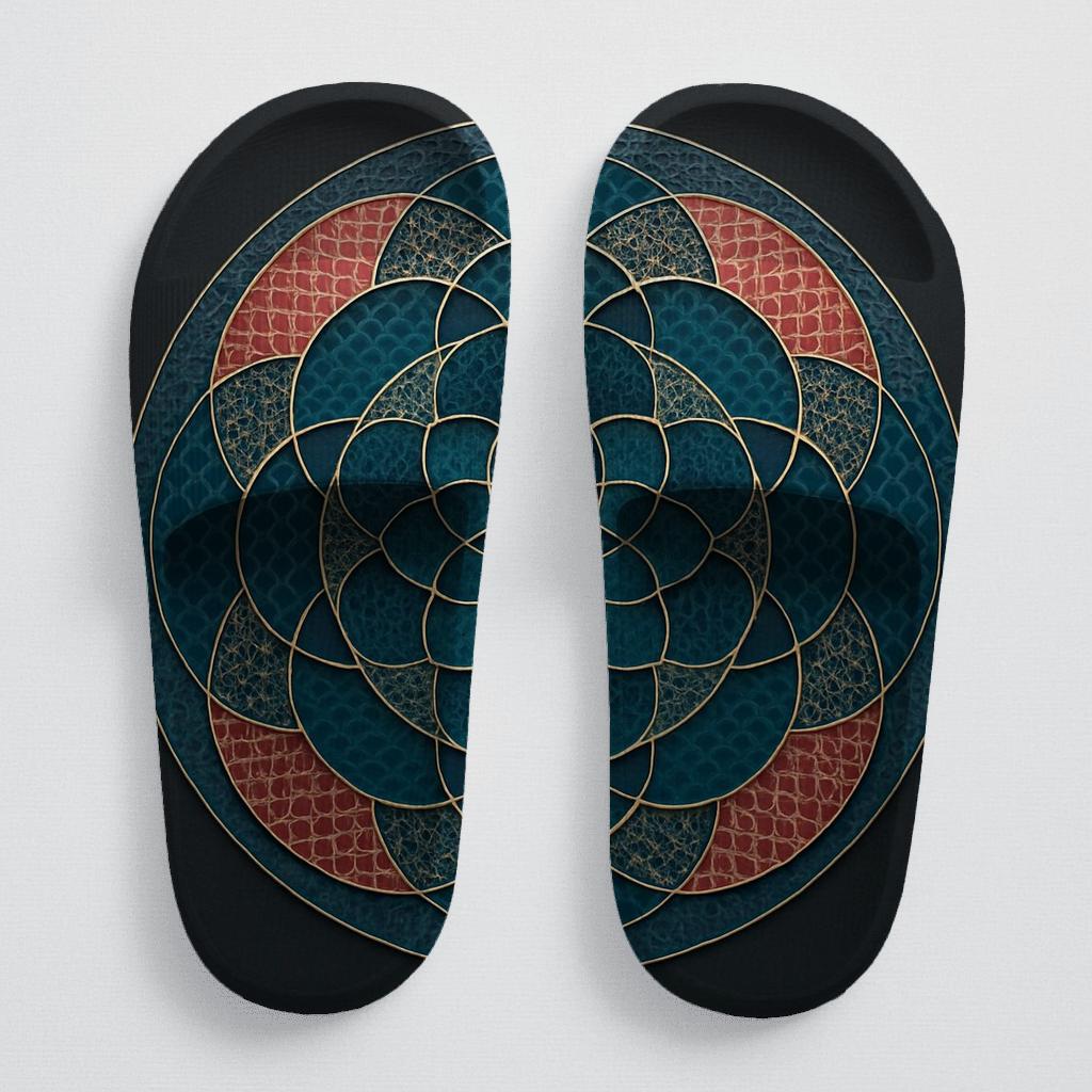 Prismatic Lattice Halo comfortable casual slides