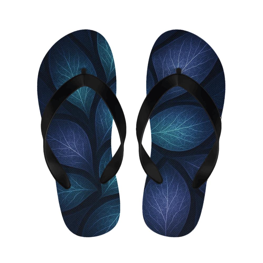 Orchid Vein Nebula Lattice comfortable indoor slippers