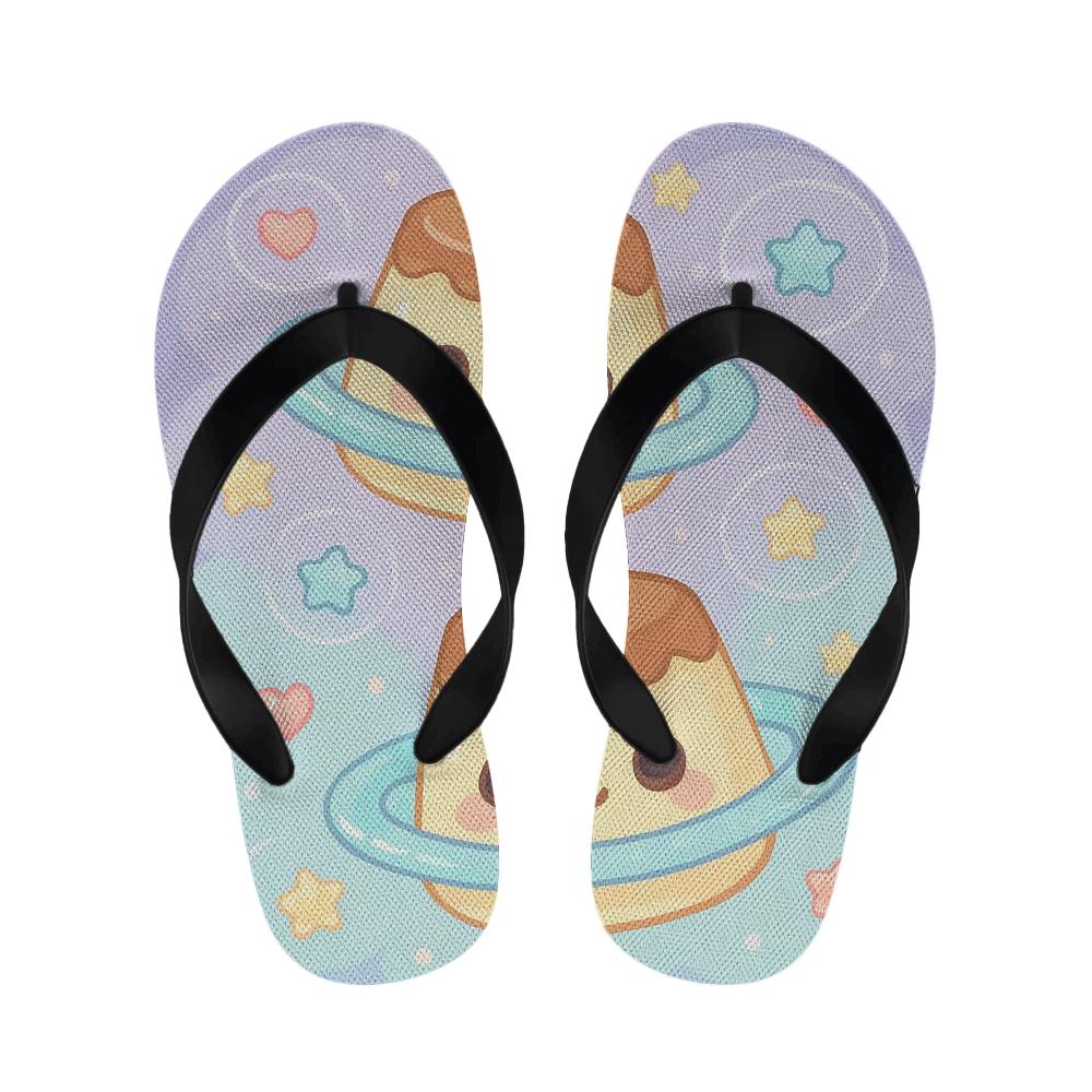 Pastel Planet Pudding Pals comfortable indoor slippers