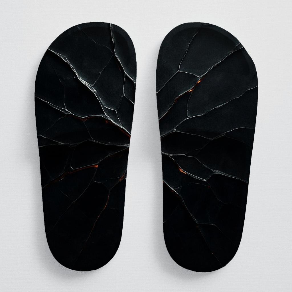 Obsidian Vein Bloom designer logo slides