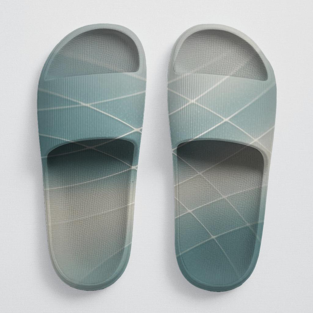 Mist Ripple Lattice Drift soft footbed slides
