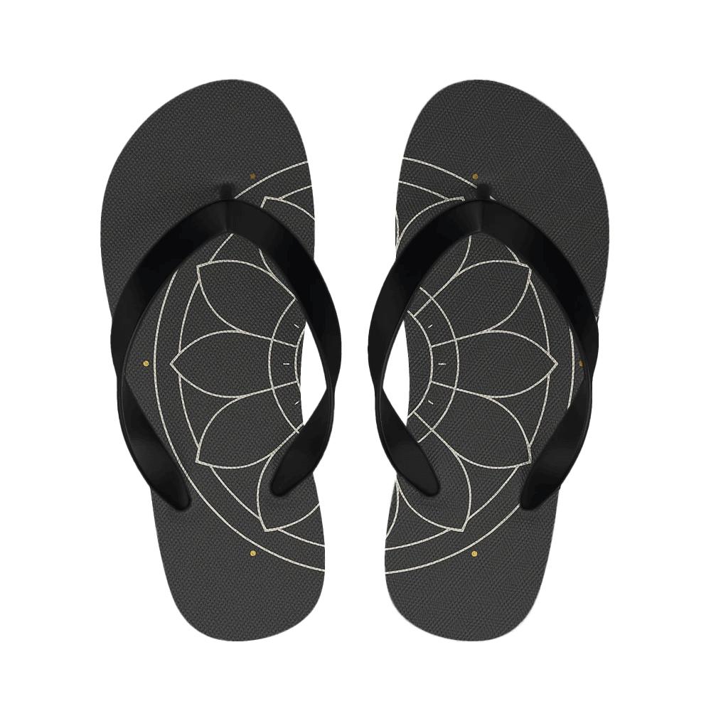 Minimal Orbit Petal Dial custom slippers