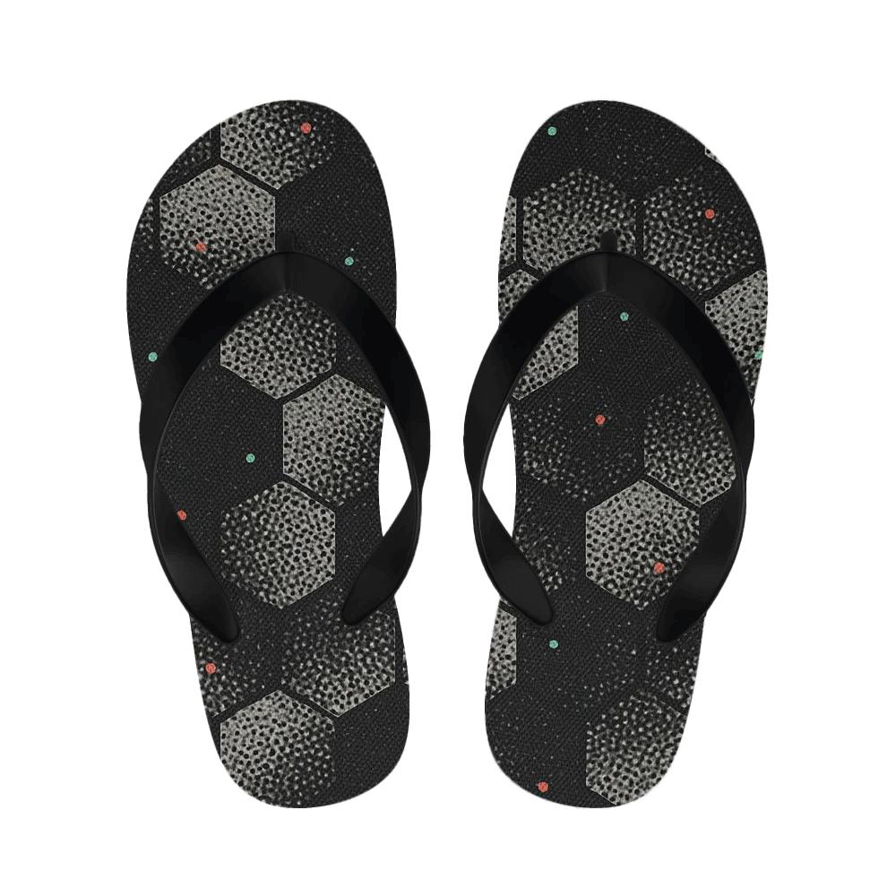 Hex Microdot Drift Tiles trendy casual slippers