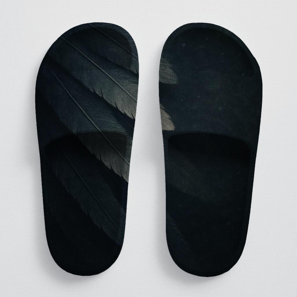 Owl Feather Silence Ripple comfortable casual slides