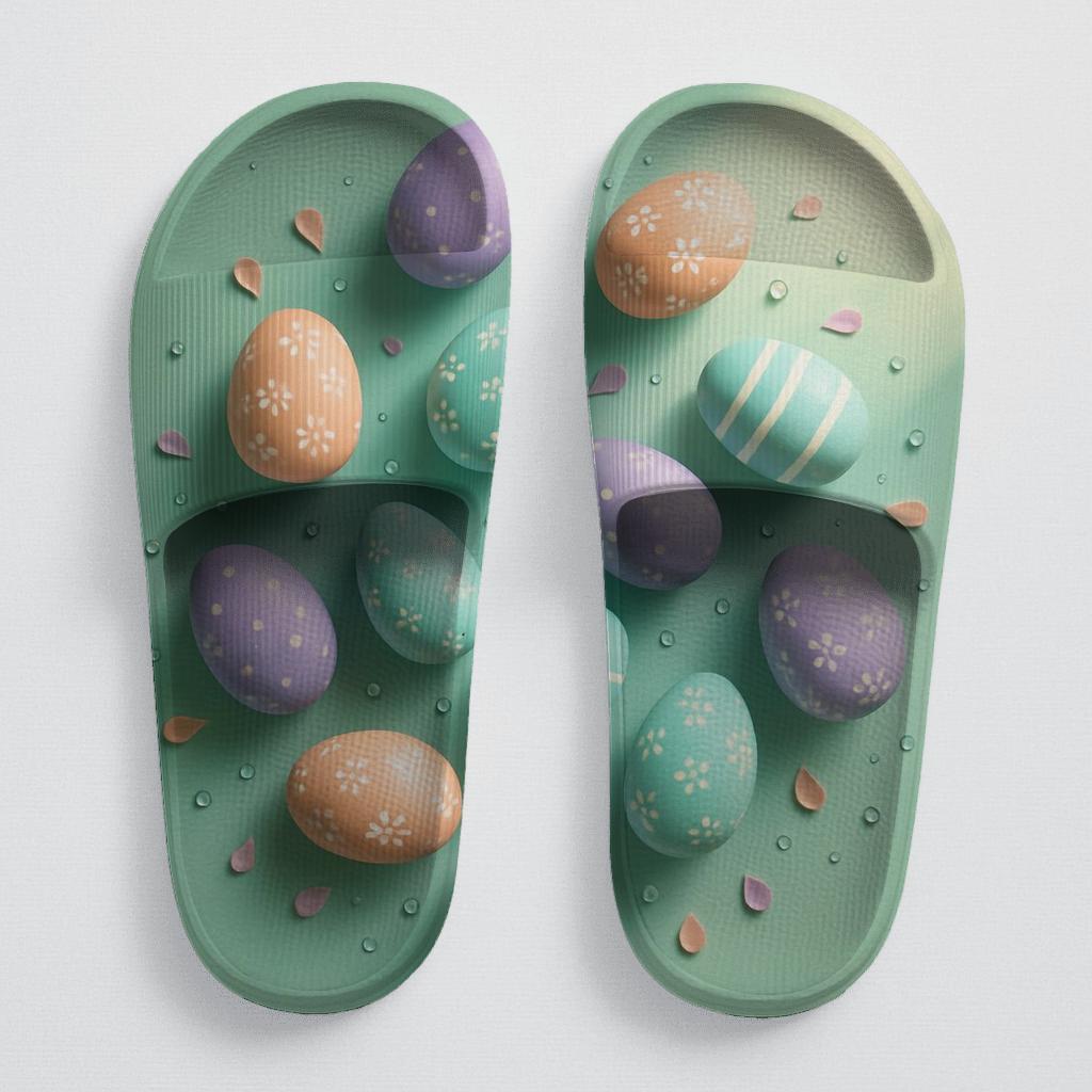 Vernal Egg Nebula Garden sporty rubber slides