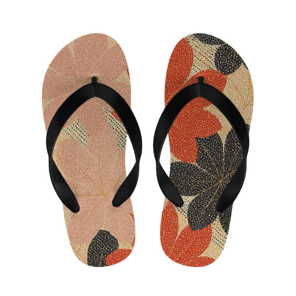 Camellia Dot Loom Cascade comfortable indoor slippers