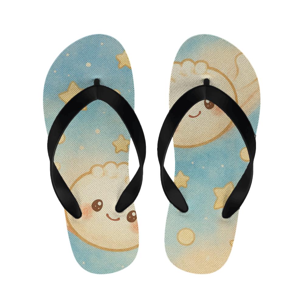 Cosmic Dumpling Comets comfortable indoor slippers