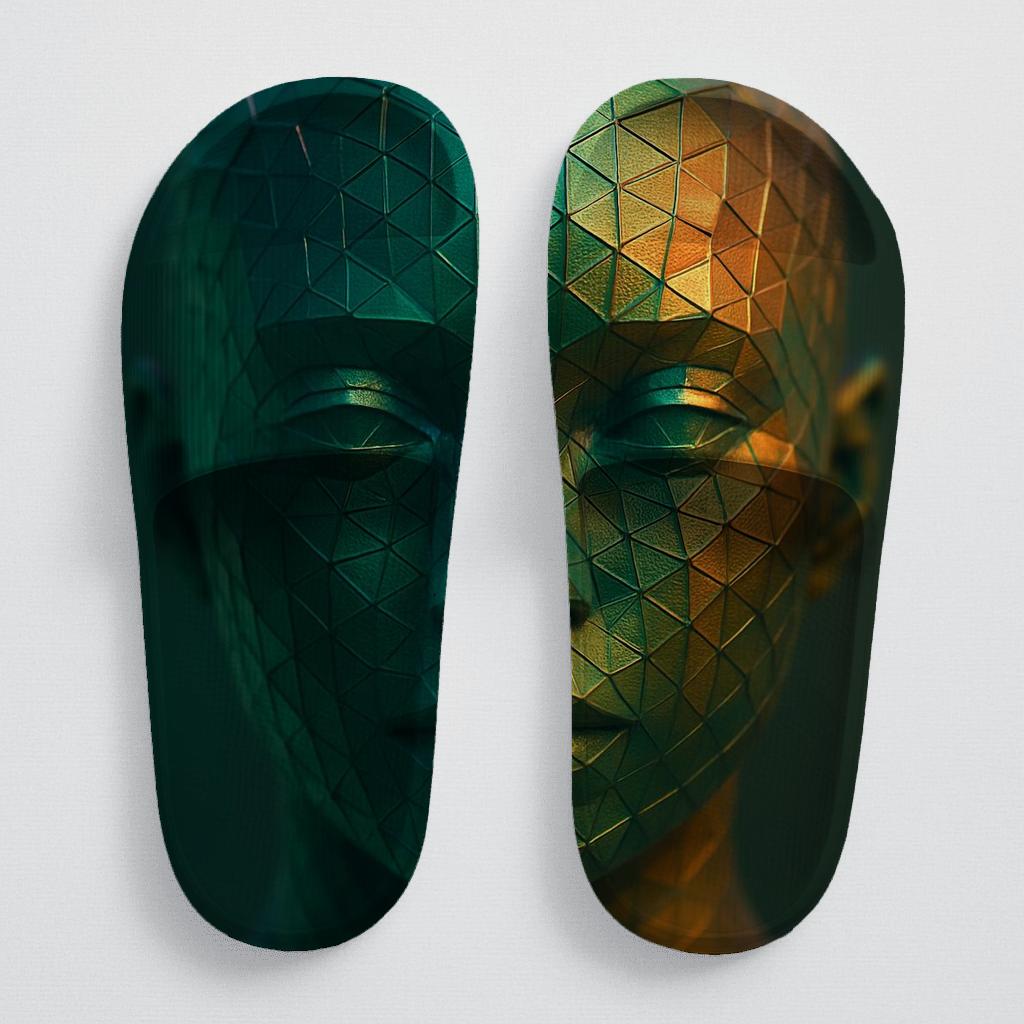 Chameleon Phase Shift Mosaic unique printed slides