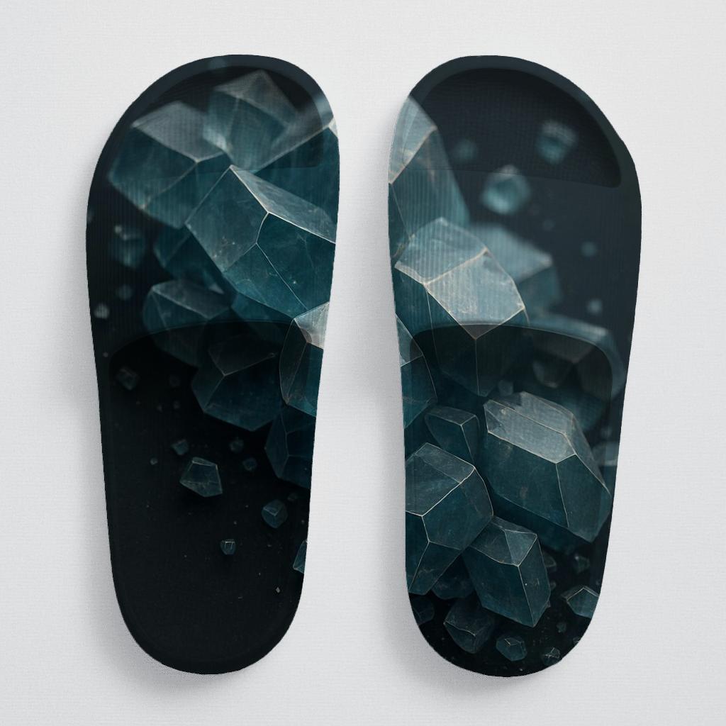 Mineral Facet Prism Drift soft footbed slides