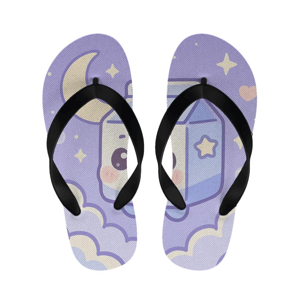 Sleepy Moon Milk Carton personalized cozy slippers