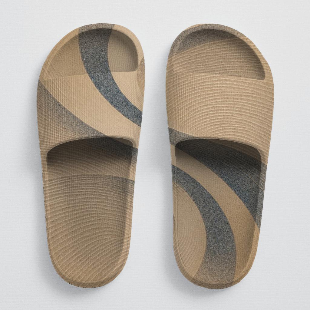 Wind Arc Ripple Weave trendy summer slides
