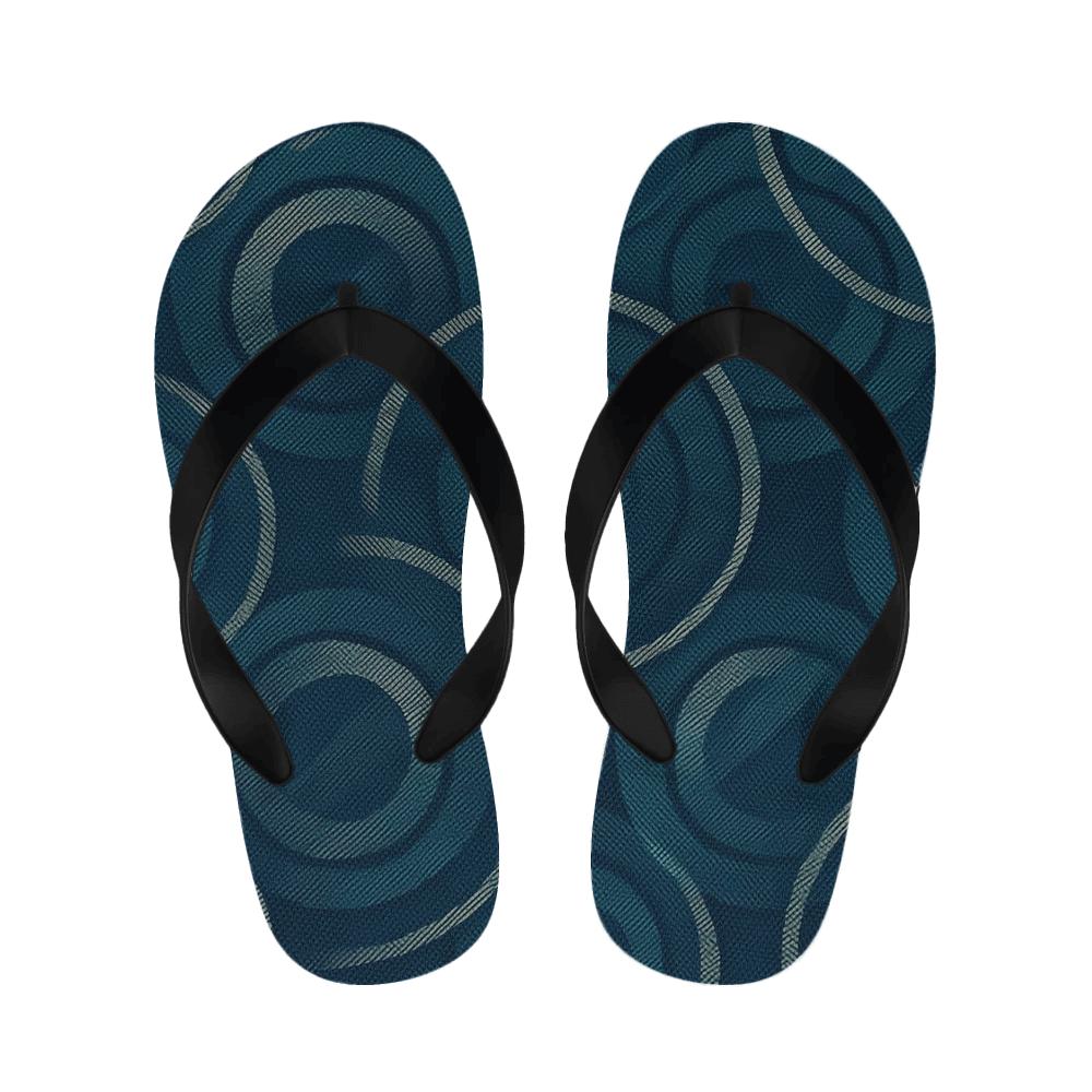 Moire Orbit Weave trendy casual slippers