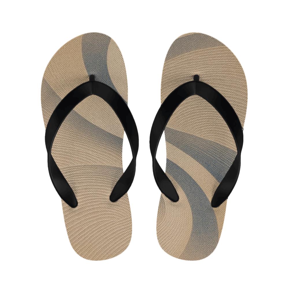 Wind Arc Ripple Weave designer logo slippers