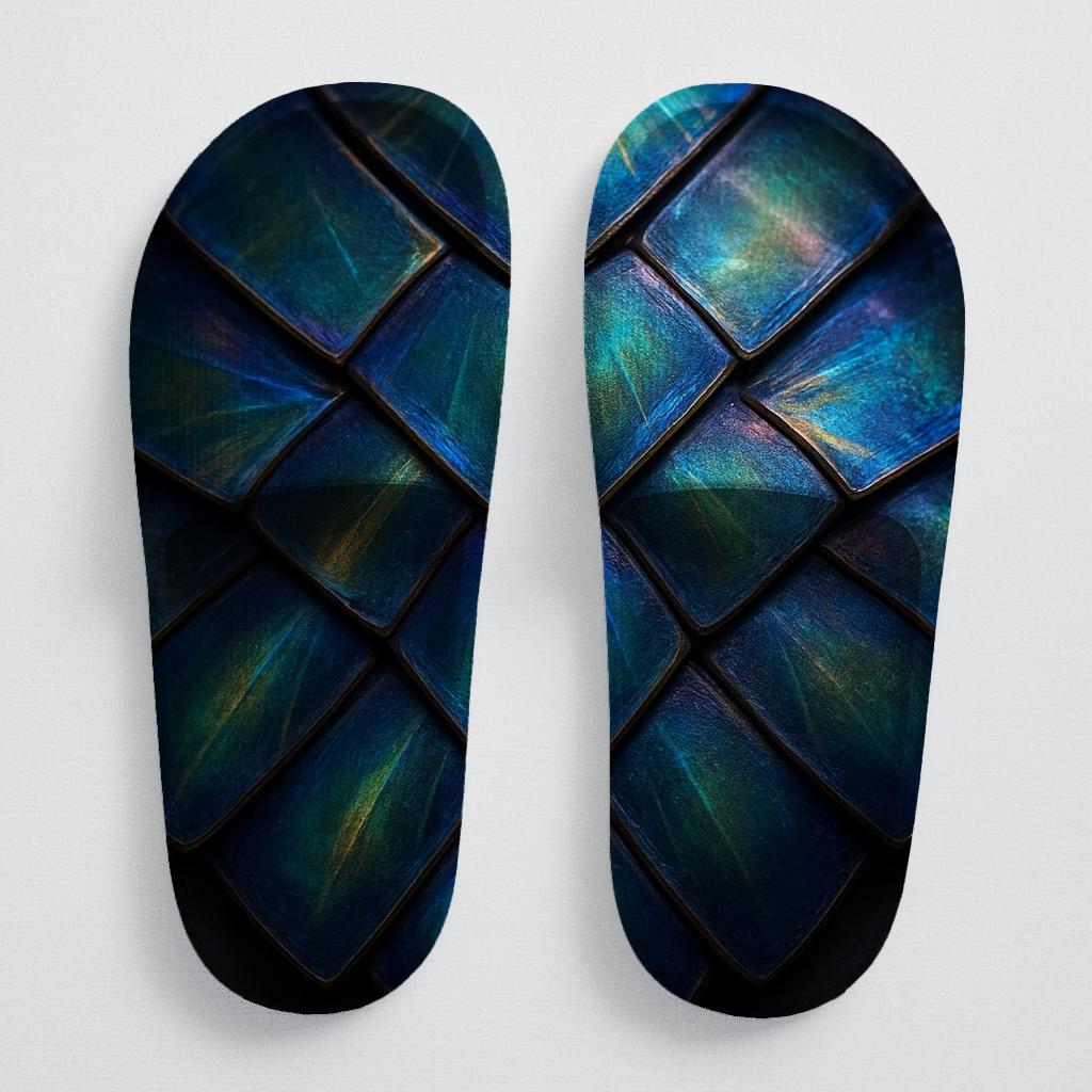 Iridescent Beetle Carapace Prism unique printed slides