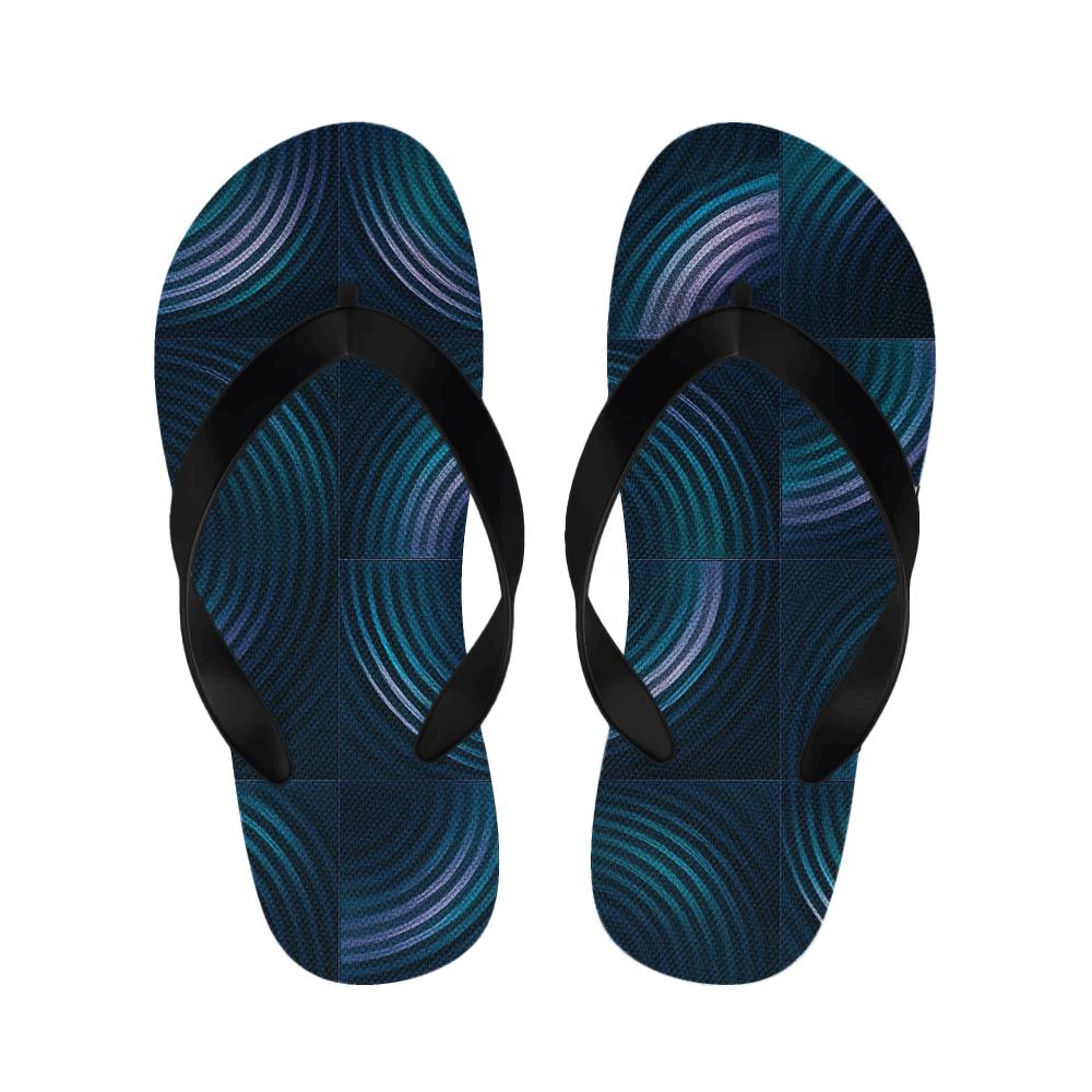Moire Orbit Interference Weave stylish house slippers