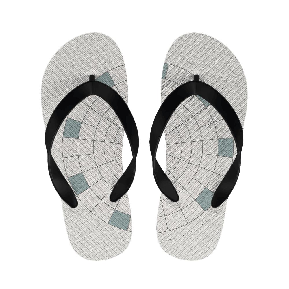 Minimal Eclipse Ring Lattice warm fleece slippers