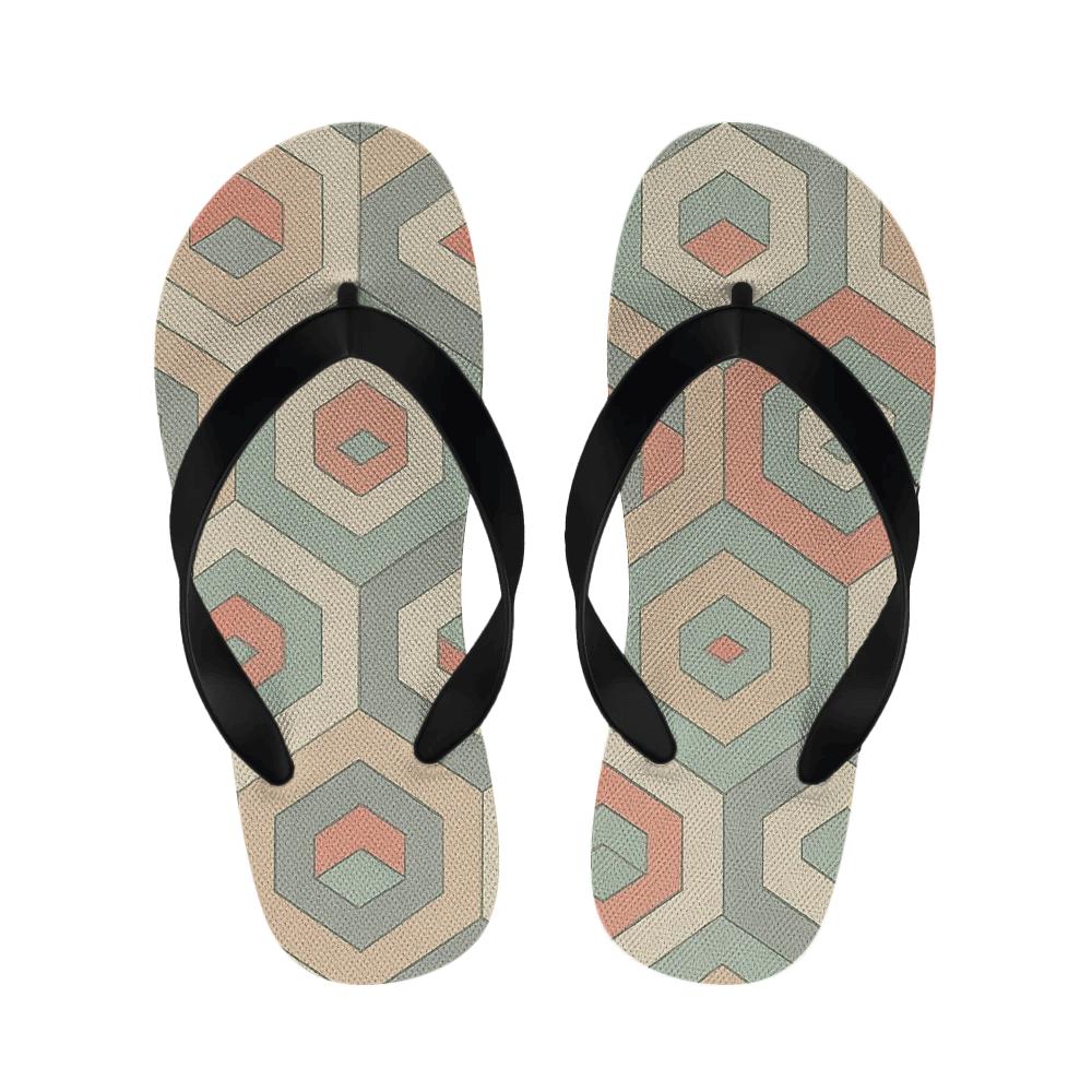 Hex Quilt Phase Shift comfortable indoor slippers