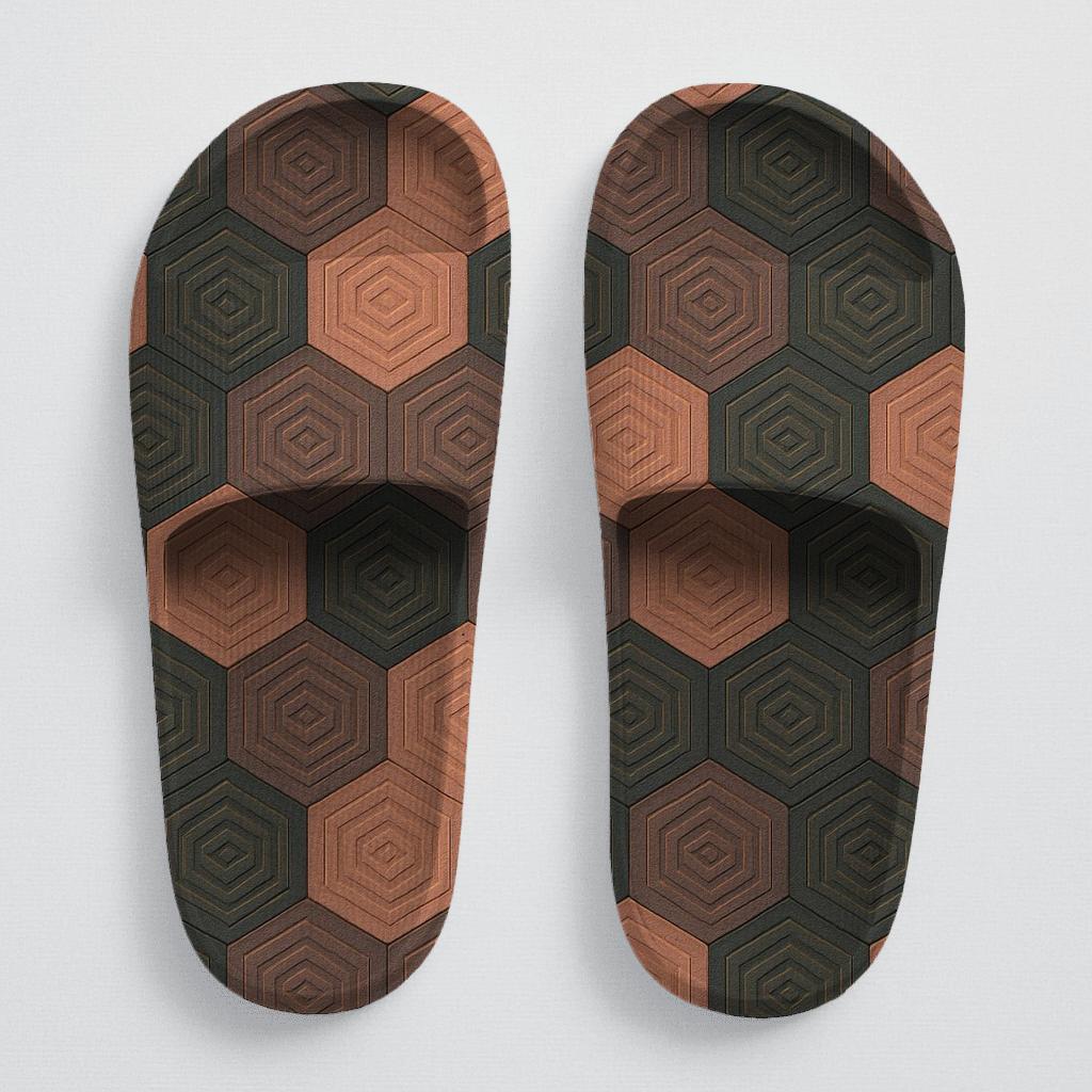 Hex Quilt Nebula Tiling unique printed slides