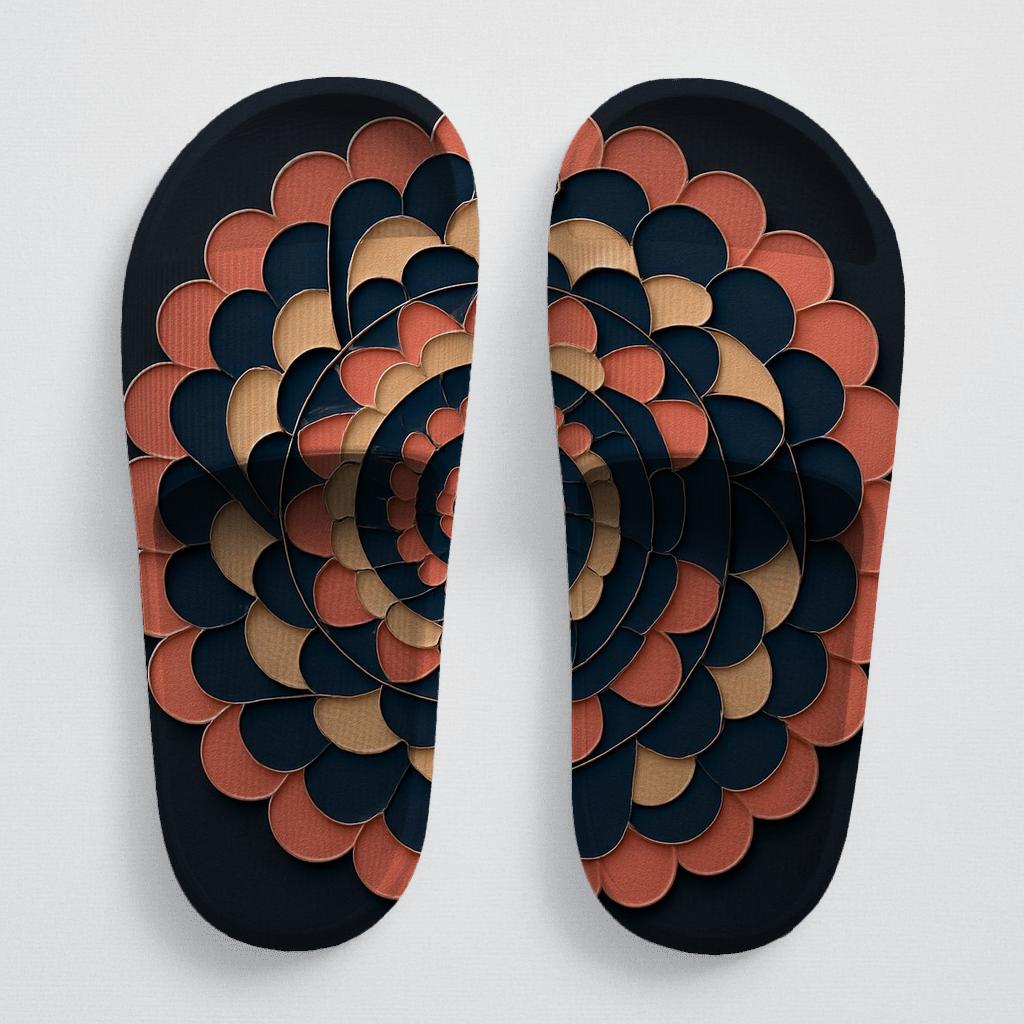 Ranunculus Spiral Pulse Array comfortable casual slides