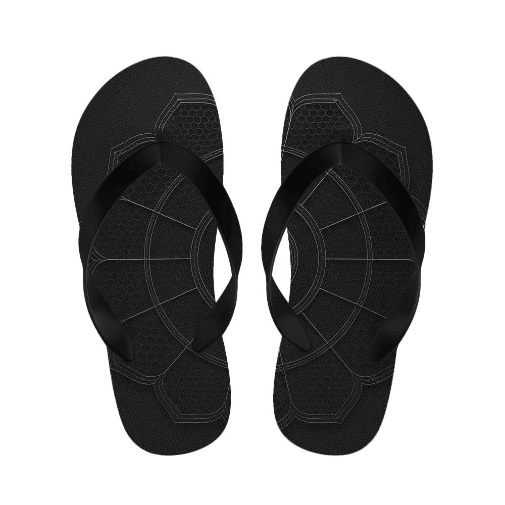 Obsidian Lattice Halo soft sole slippers