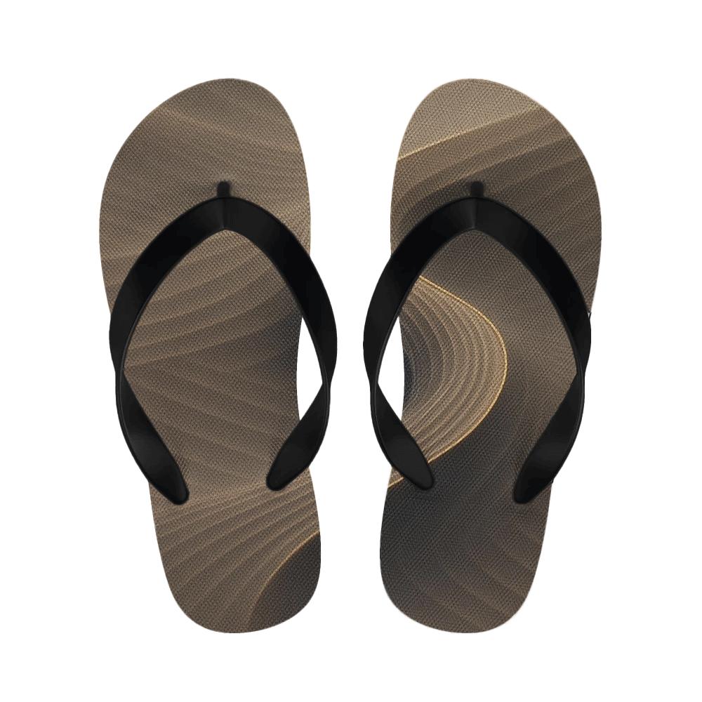 Wind Sculpted Arc Weave soft sole slippers