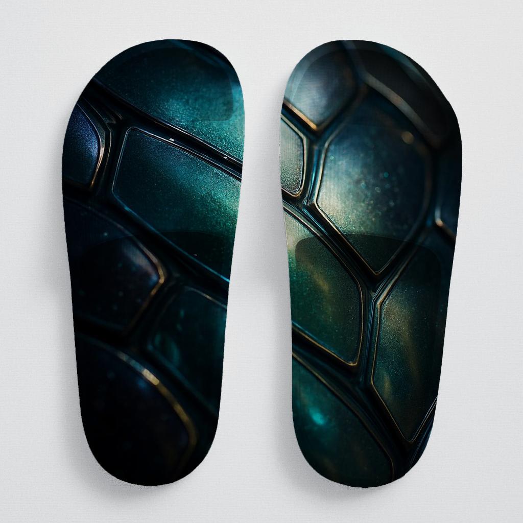 Iridescent Beetle Carapace Aurora custom slides
