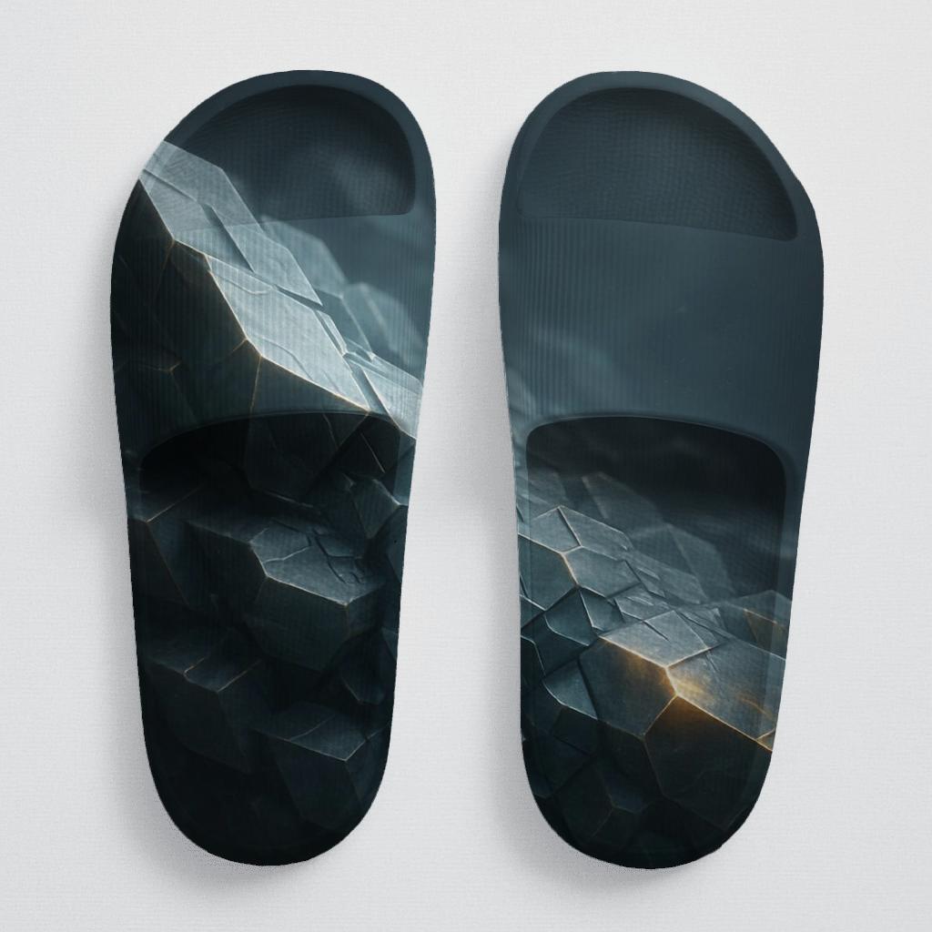 Mineral Facet Prism Drift sporty rubber slides