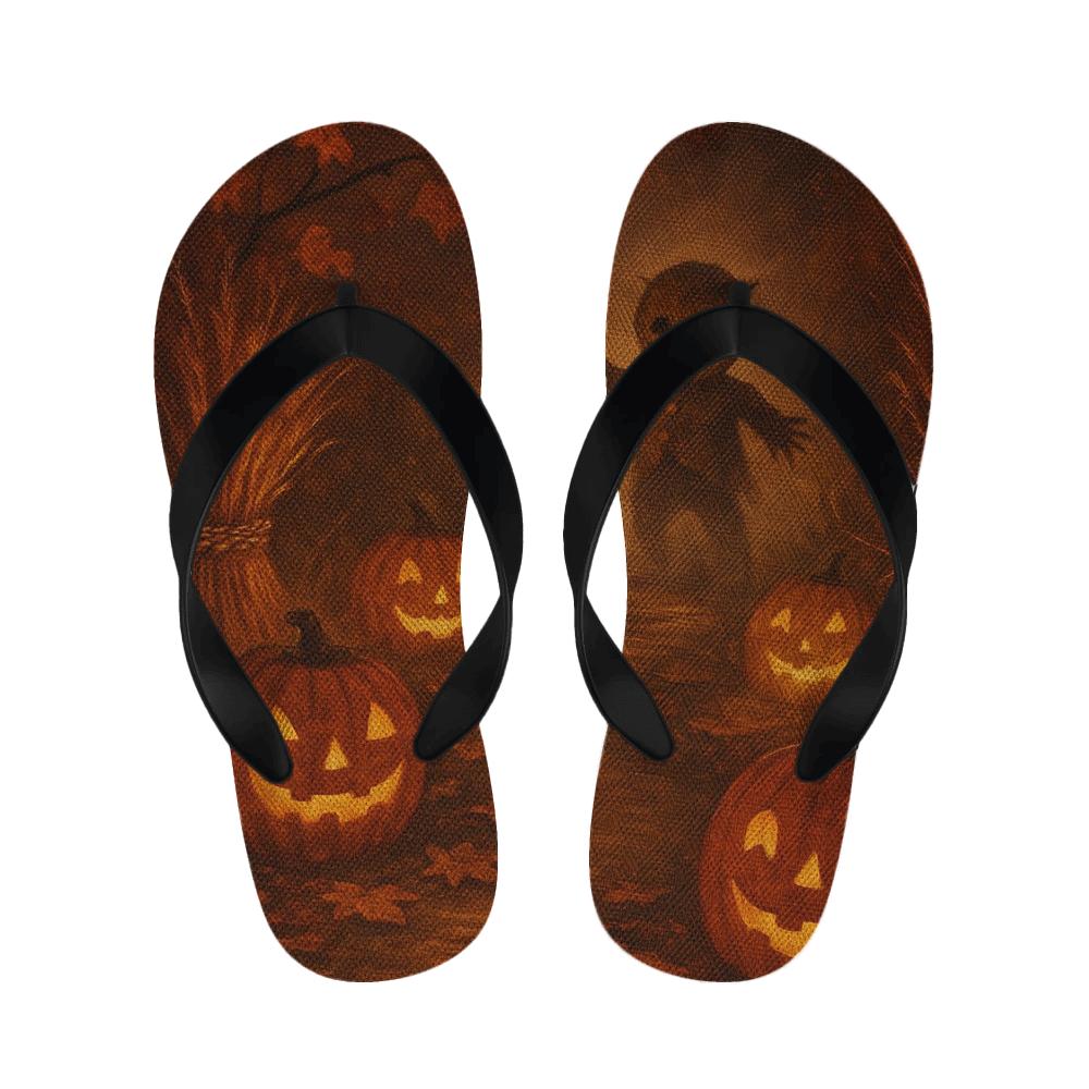 Lanternlit Harvest Masquerade personalized cozy slippers