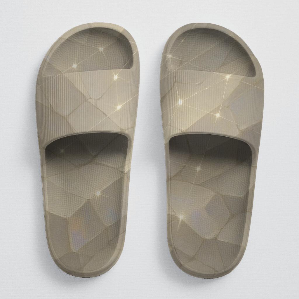 Salt Facet Constellation Grid sporty rubber slides