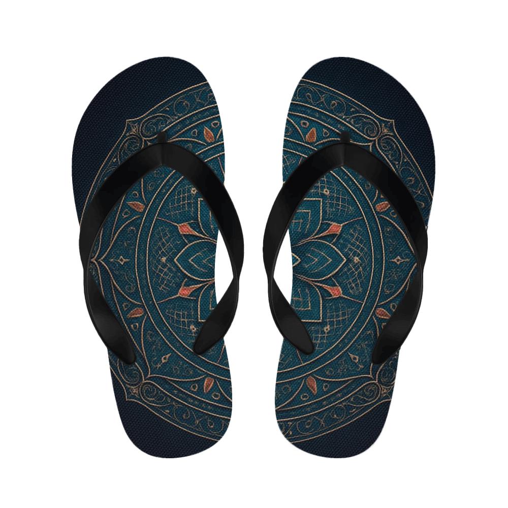 Nebula Filigree Compasswheel comfortable indoor slippers
