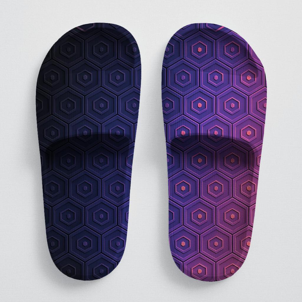 Hex Tile Gradient Pulse Matrix trendy summer slides