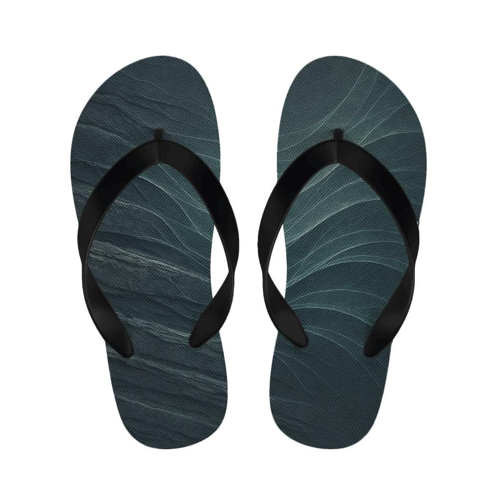 Basalt Fold Tideweave unique printed slipperscustom slippers