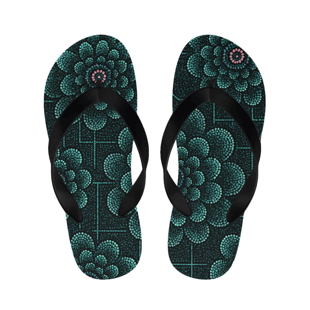 Ranunculus Dot Bloom Circuit soft sole slippers