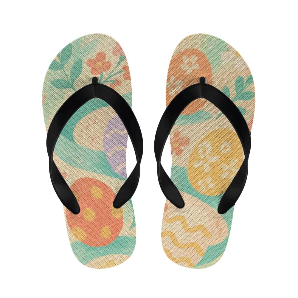 Spring Equinox Ribbon Egg Parade stylish house slippers