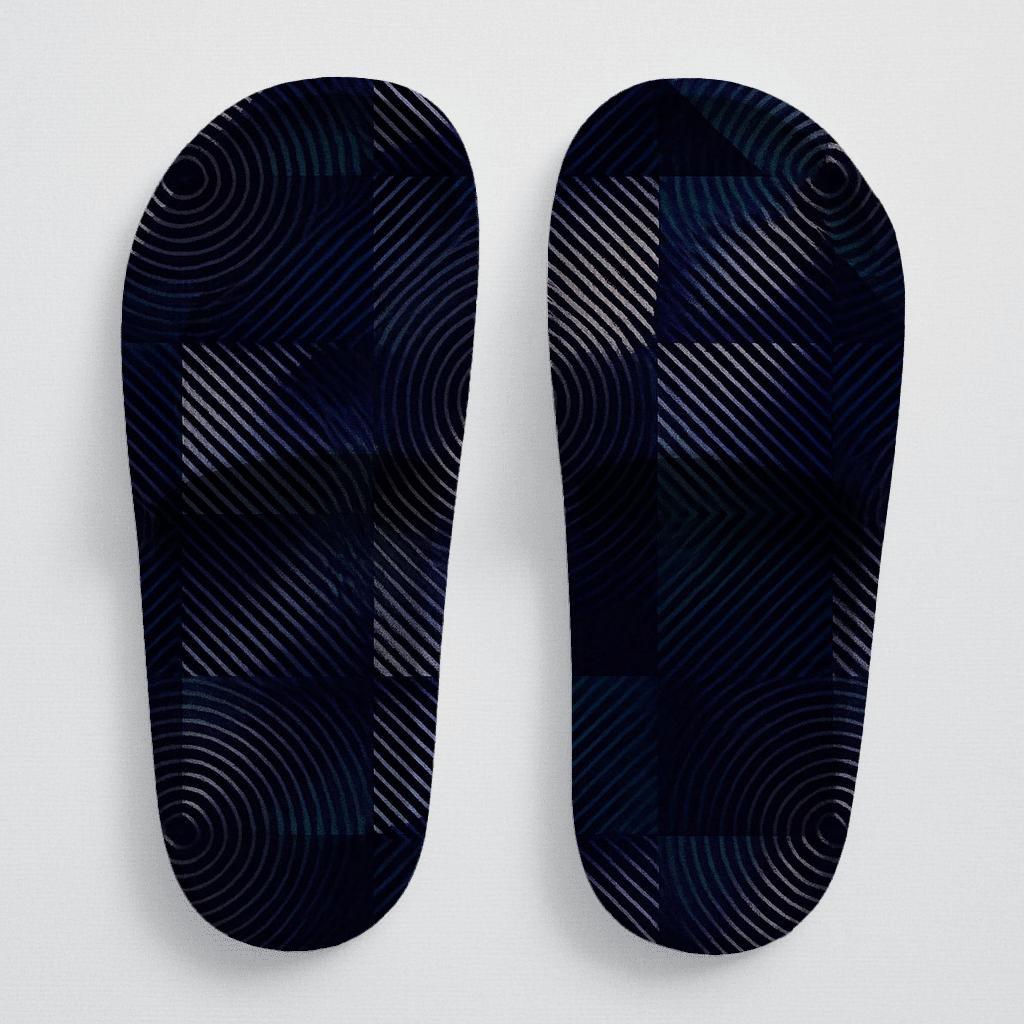 Moire Orbit Weave designer logo slides