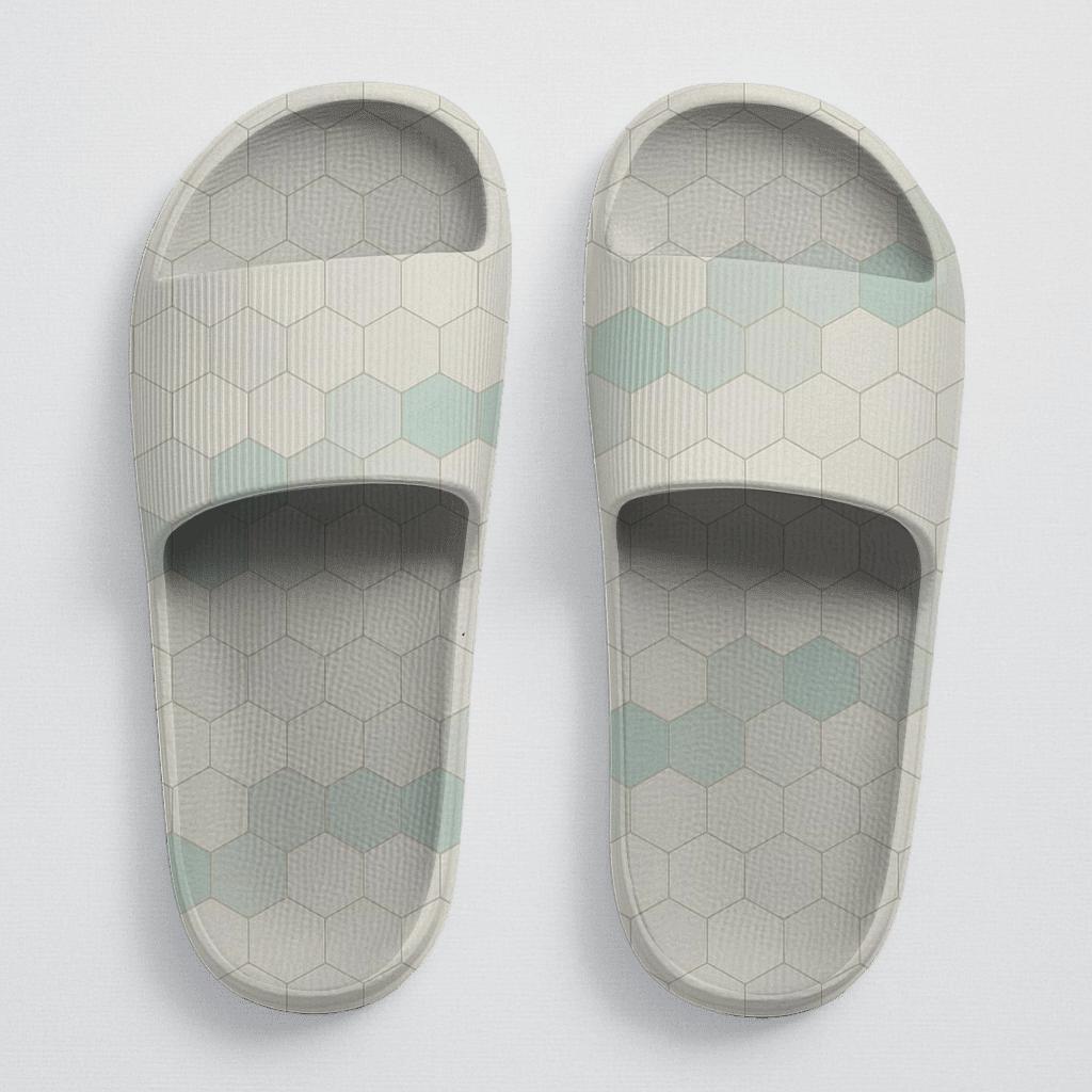 Hex Drift Microtexture comfortable casual slides