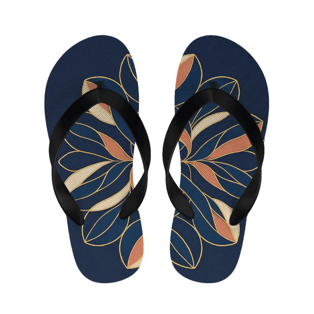 Orchid Loop Helix Weave designer logo slippers