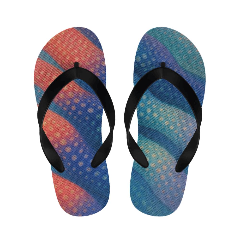 Cuttlefish Chromatic Pulse Weave unique printed slippers