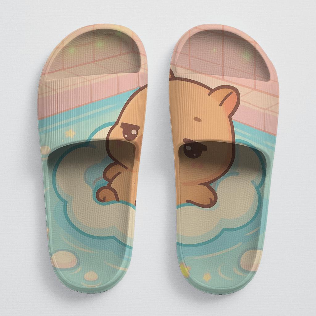 Cotton Candy Capybara Float custom slides