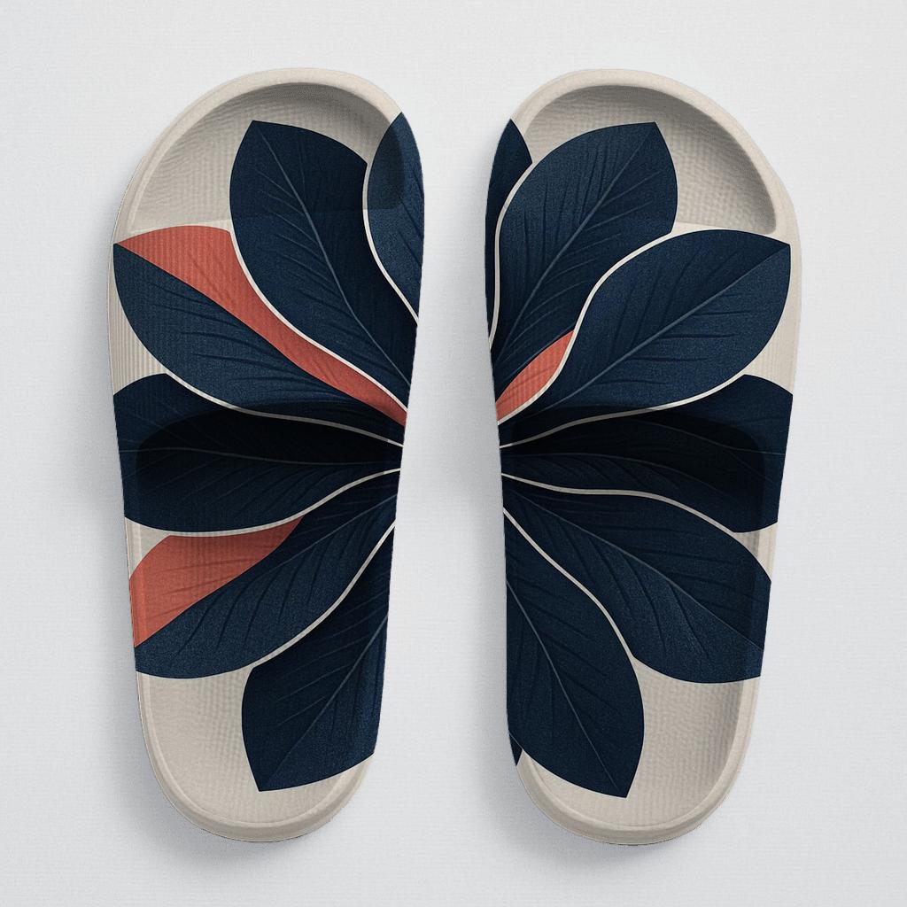 Anemone Pulse Rosette personalized slide sandals