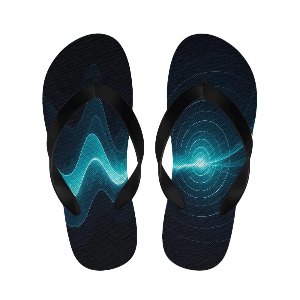 Orca Echolocation Pulse Ribbons stylish house slippers