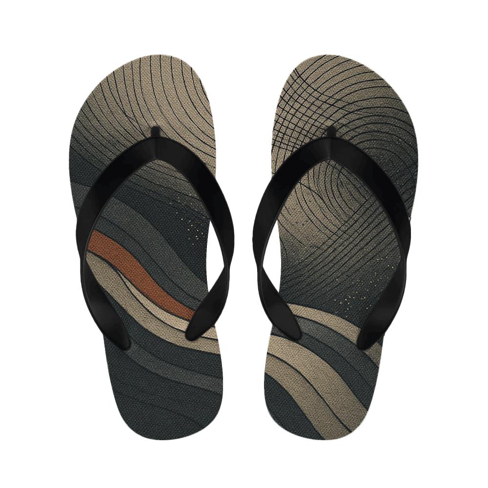 Tectonic Fold Wavefront Diagram stylish house slippers
